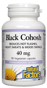 Natural Factors - Black Cohosh 40 mg