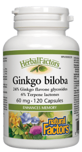 Ginkgo Biloba 60 mg - 120 capsules