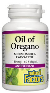 Oil of Oregano 180 mg - 60 softgels