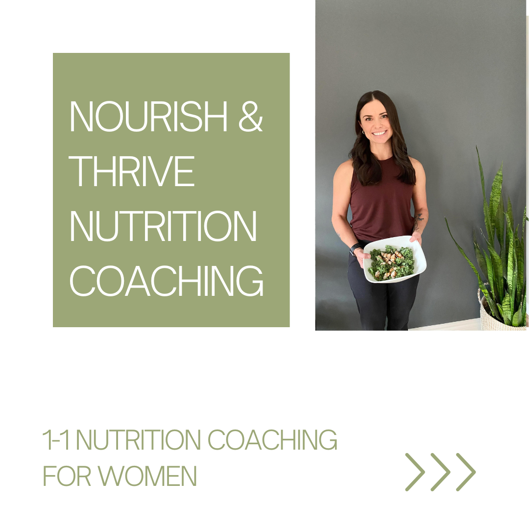 Nourish & Thrive 1-1 Nutrition Coaching
