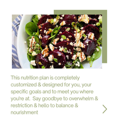 Nourish & Thrive 1-1 Nutrition Coaching