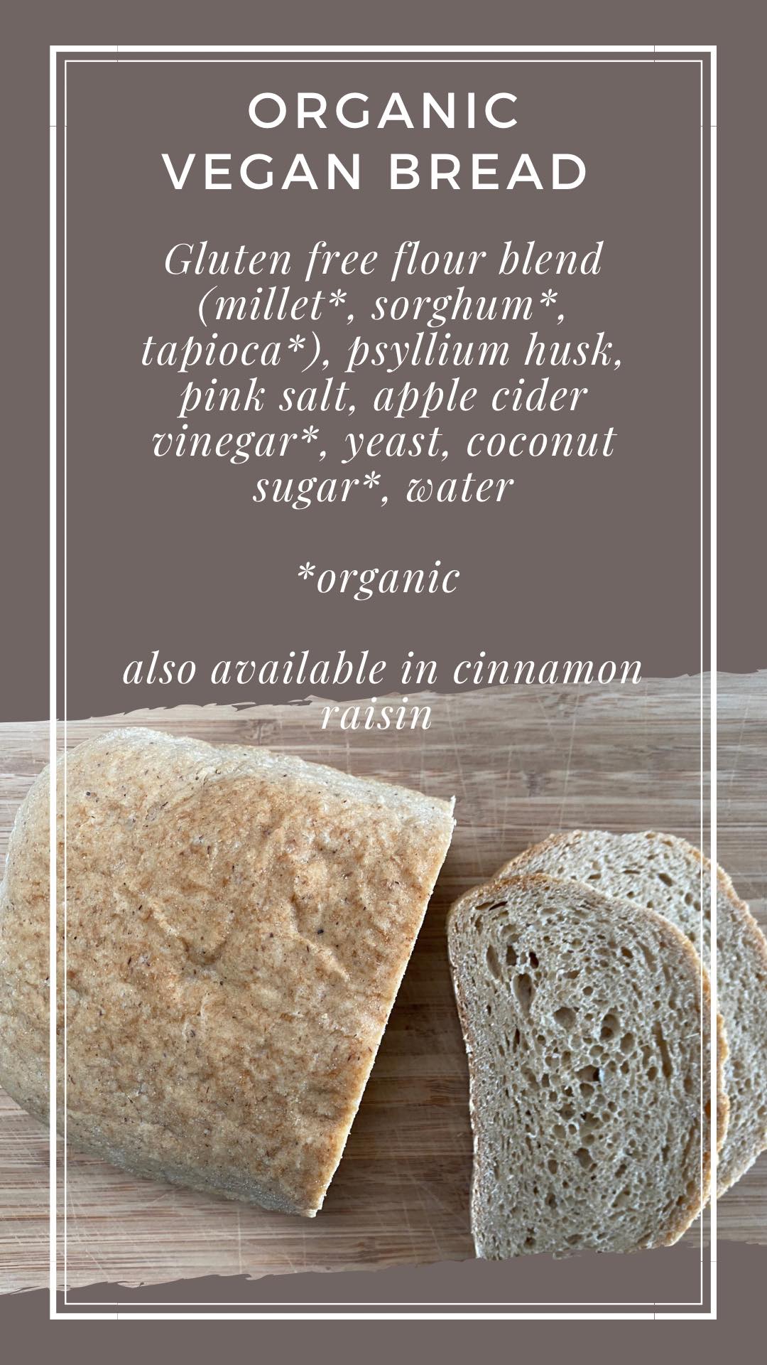 Gluten Free Vegan Bread