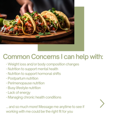 Nourish & Thrive 1-1 Nutrition Coaching