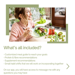 Nourish & Thrive 1-1 Nutrition Coaching