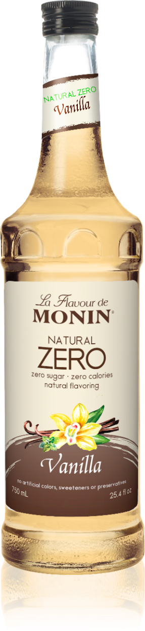 Sugar Free Zero Calorie Natural Vanilla Syrup - 750 ml