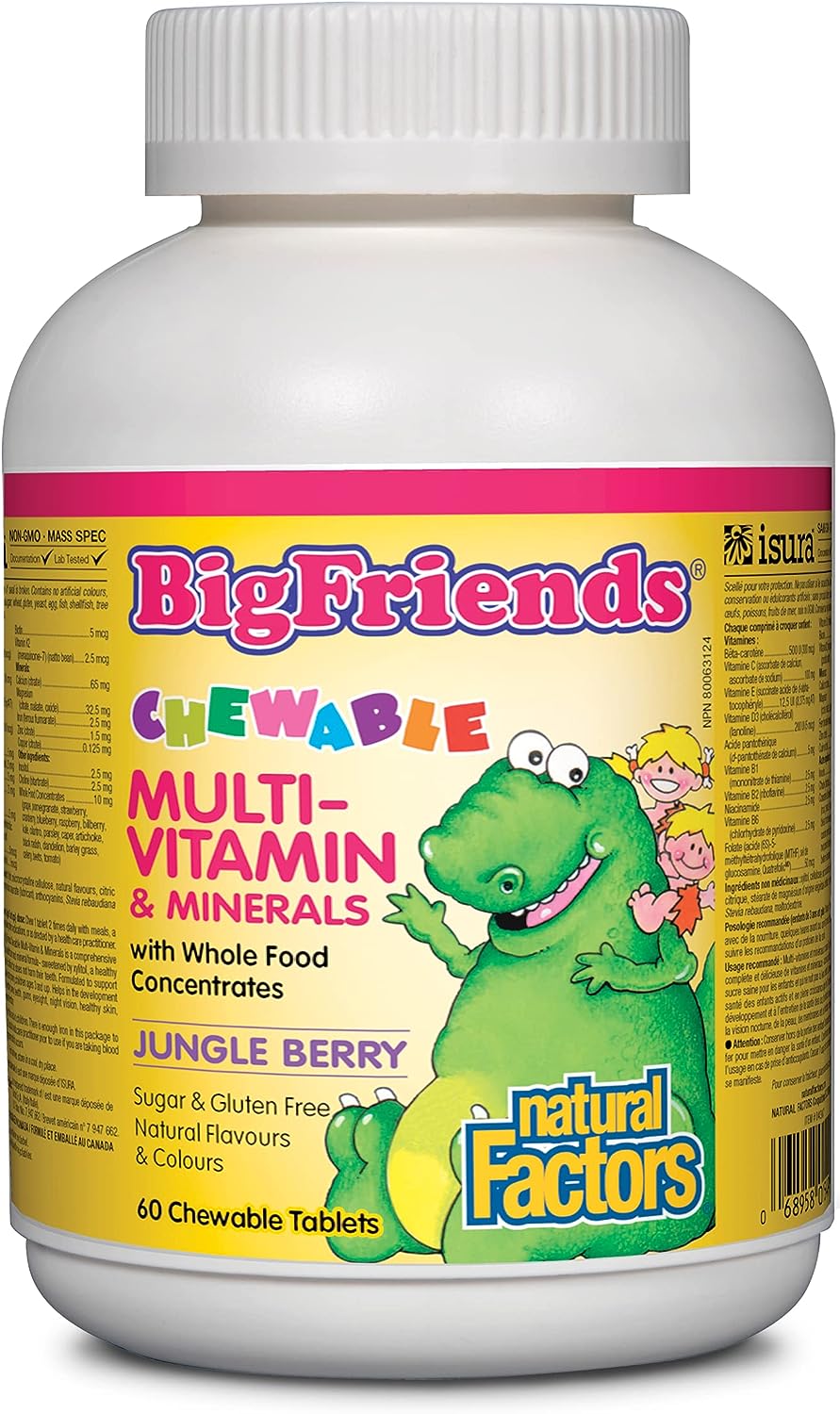 Big Friends Kids Multivitamins & Minerals - 60 Chewable Tablets