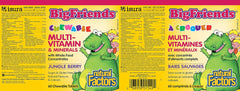 Big Friends Kids Multivitamins & Minerals - 60 Chewable Tablets