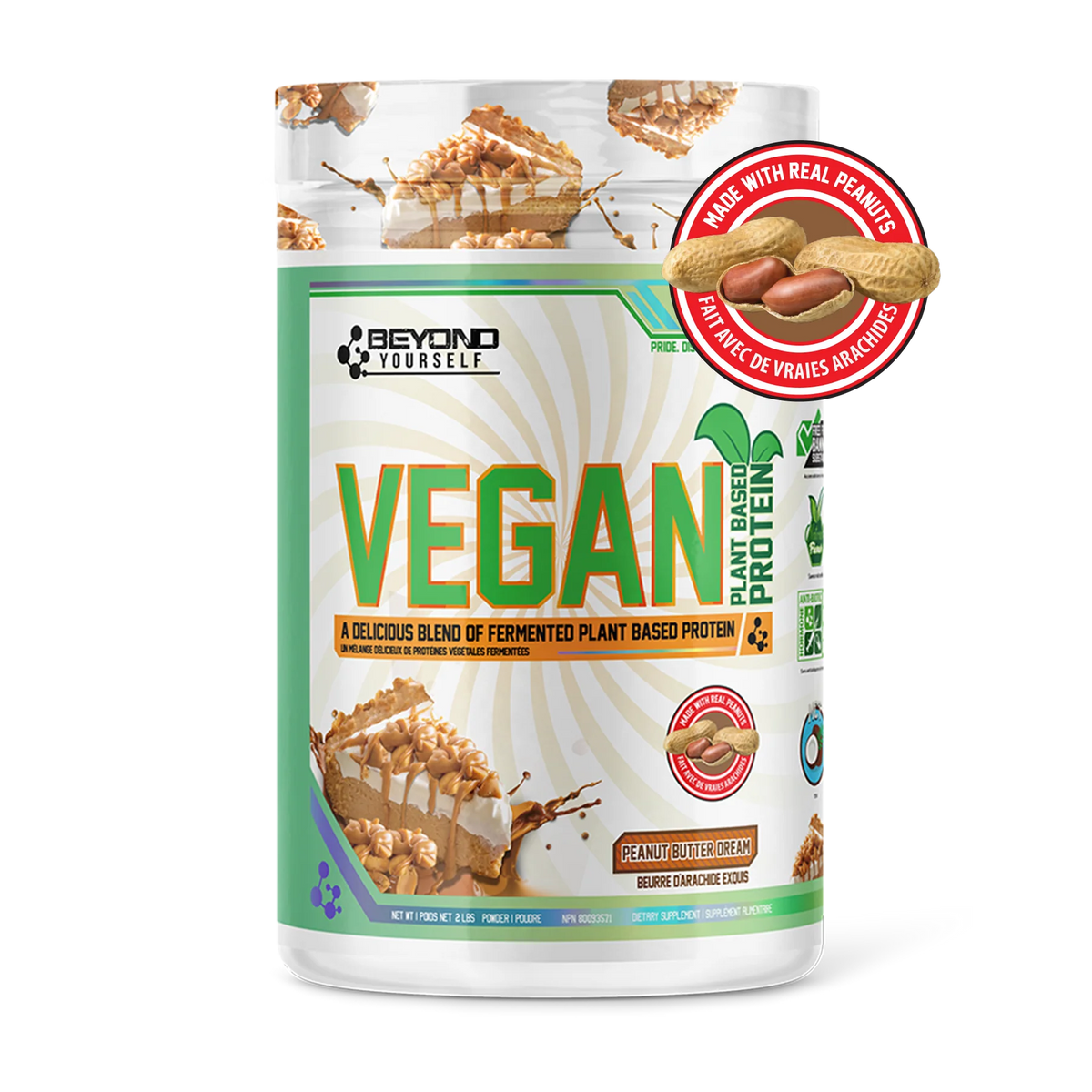 Vegan Protein Powder - Peanut Butter Dream 2 lbs
