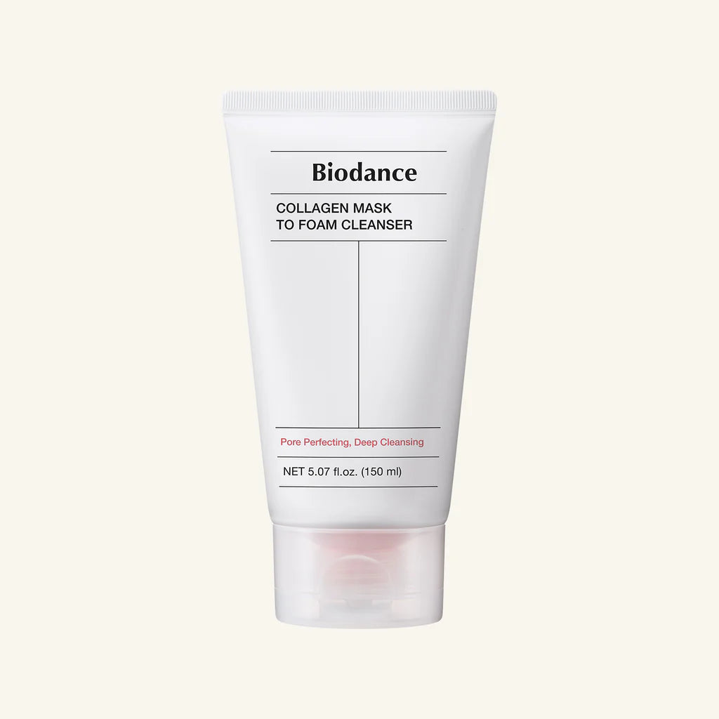 Biodance - Collagen mask to foam cleanser