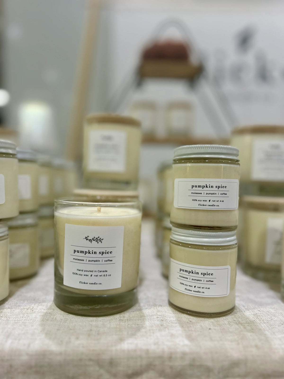 Pumpkin Spice Candles