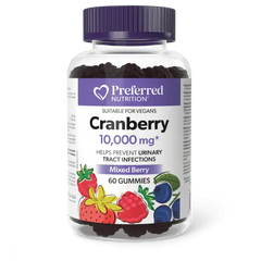 Cranberry 10,000 mg - 60 gummies