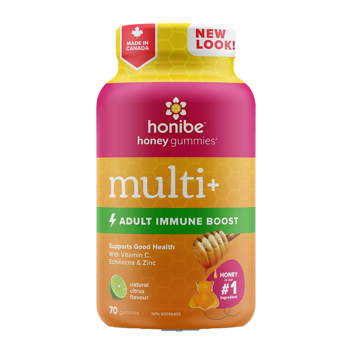 Honibe Adult Multi + Immune - 70 Gummies