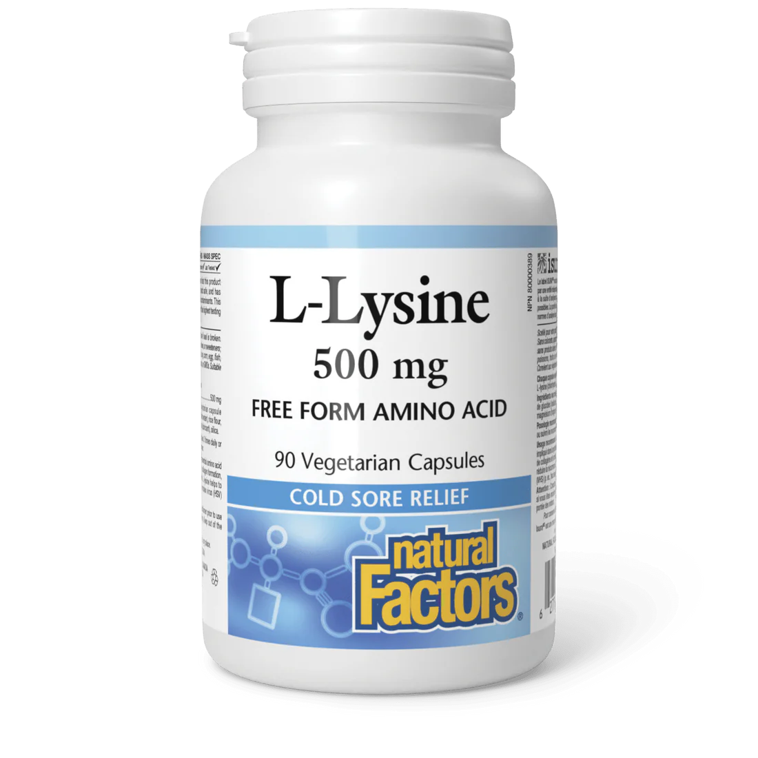 L-Lysine 500 mg - 90 capsules