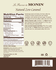Sugar Free Zero Calorie Natural Caramel Syrup - 750 ml