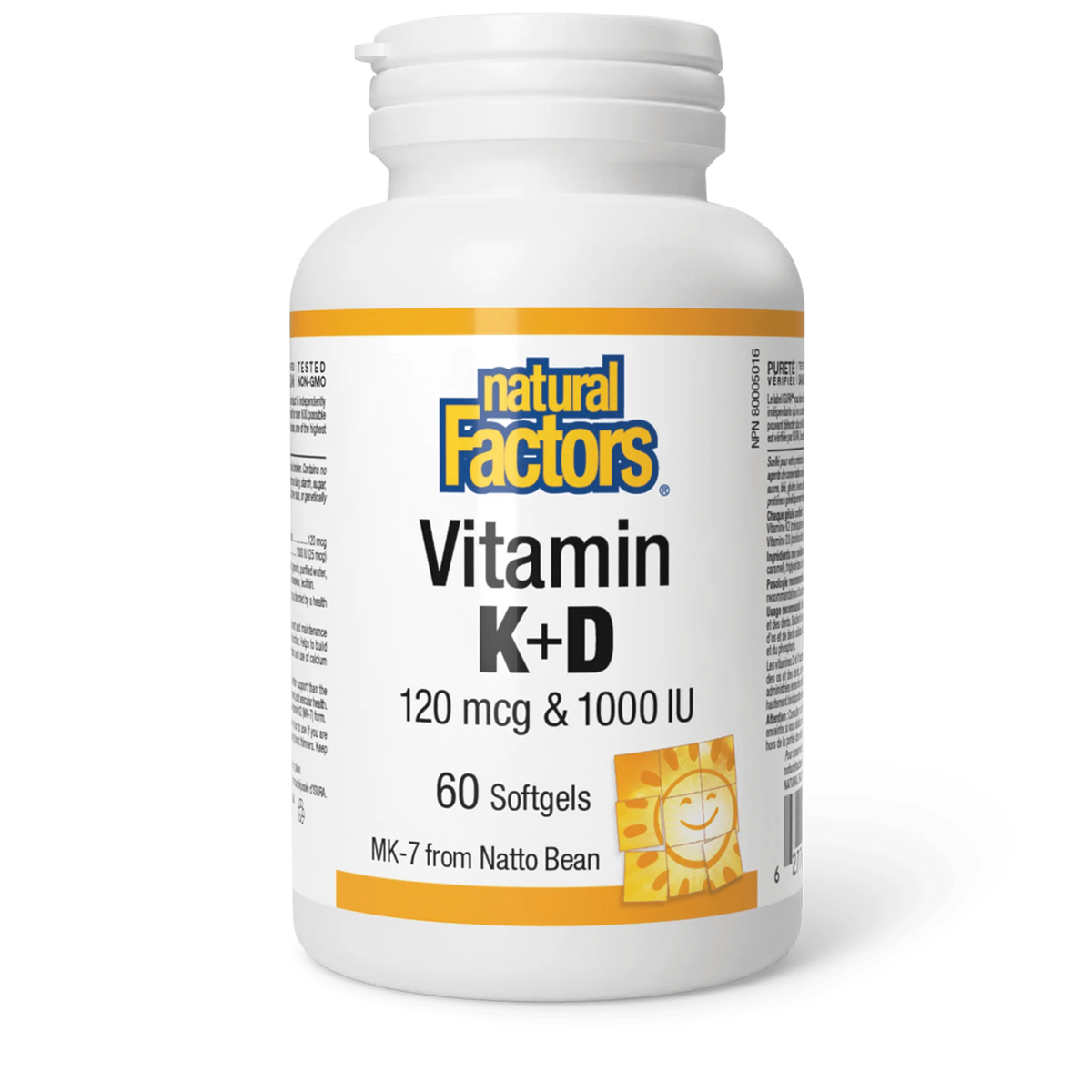 Vitamin D + K2 - 60 softgels