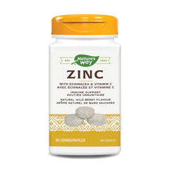 Zinc Lozenges with Vit C and Echinacea - 60 lozenges