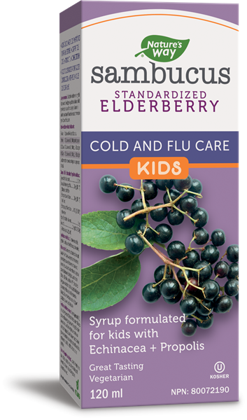 Sambucus Elderberry Cold & Flu Syrup for Kids - 120 ml