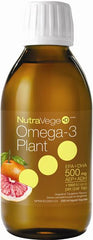 Omega 3 Plant + Vitamin D 200 ml - Grapefruit Tangerine