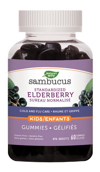Sambucus - Elderberry Cold & Flu Care Gummies for Kids - 60 Gummies