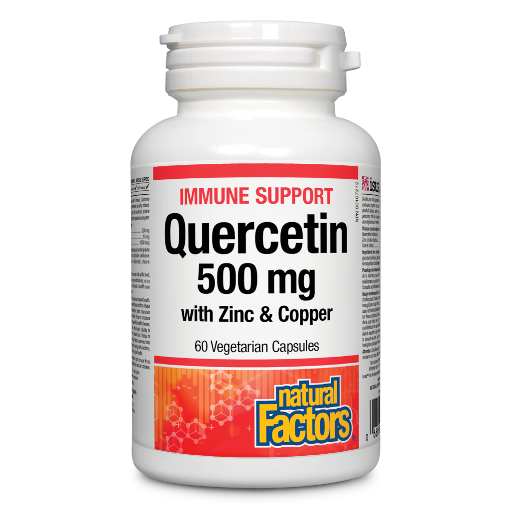 Quercetin 500 mg with Zinc & Copper - 60 Capsules
