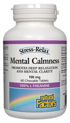 Mental Calmness L-Theanine 100 mg - Chewable Tablets