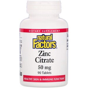 Zinc Citrate 50 mg - 90 Tablets