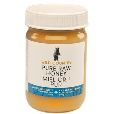 Wild Country Pure Raw Honey 500 grams