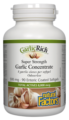 Super Strength Garlic Concentrate 500 mg - 90 softgels