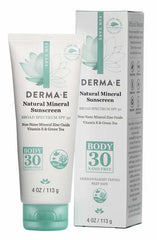 Derma E Natural Mineral Sunscreen - SPF 30