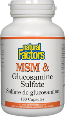 MSM & Glucosamine Sulfate - 180 Capsules