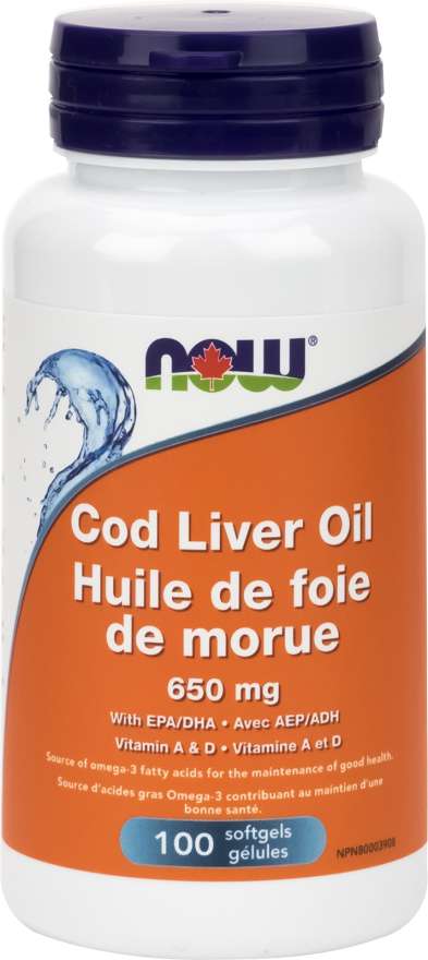 NOW - Cod Liver Oil 650 mg