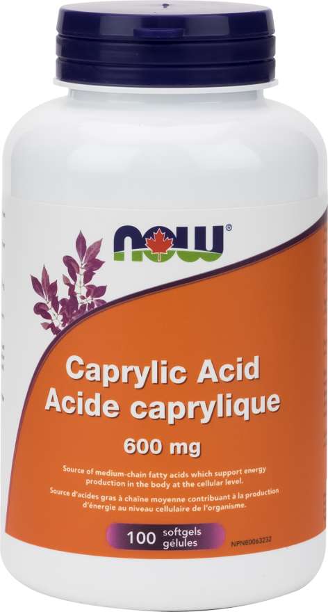 NOW - Caprylic Acid 600 mg