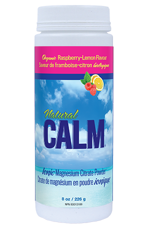 Natural Calm Magnesium Citrate Powder - Raspberry Lemon