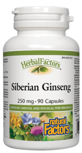 Siberian Ginseng 250 mg - 90 capsules
