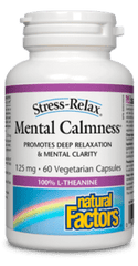Mental Calmness L-Theanine 125 mg - 60 Capsules
