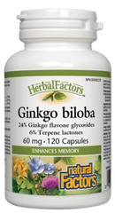 Ginkgo Biloba 60 mg - 120 capsules