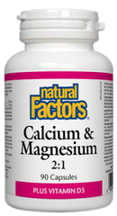 Calcium & Magnesium Plus Vit D3 - 90 capsules