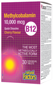 Vitamin B12 10,000 mcg - Quick Dissolve Cherry Tablets