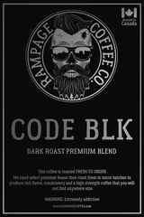 Code BLK Ground Coffee - Dark Roast 360 grams