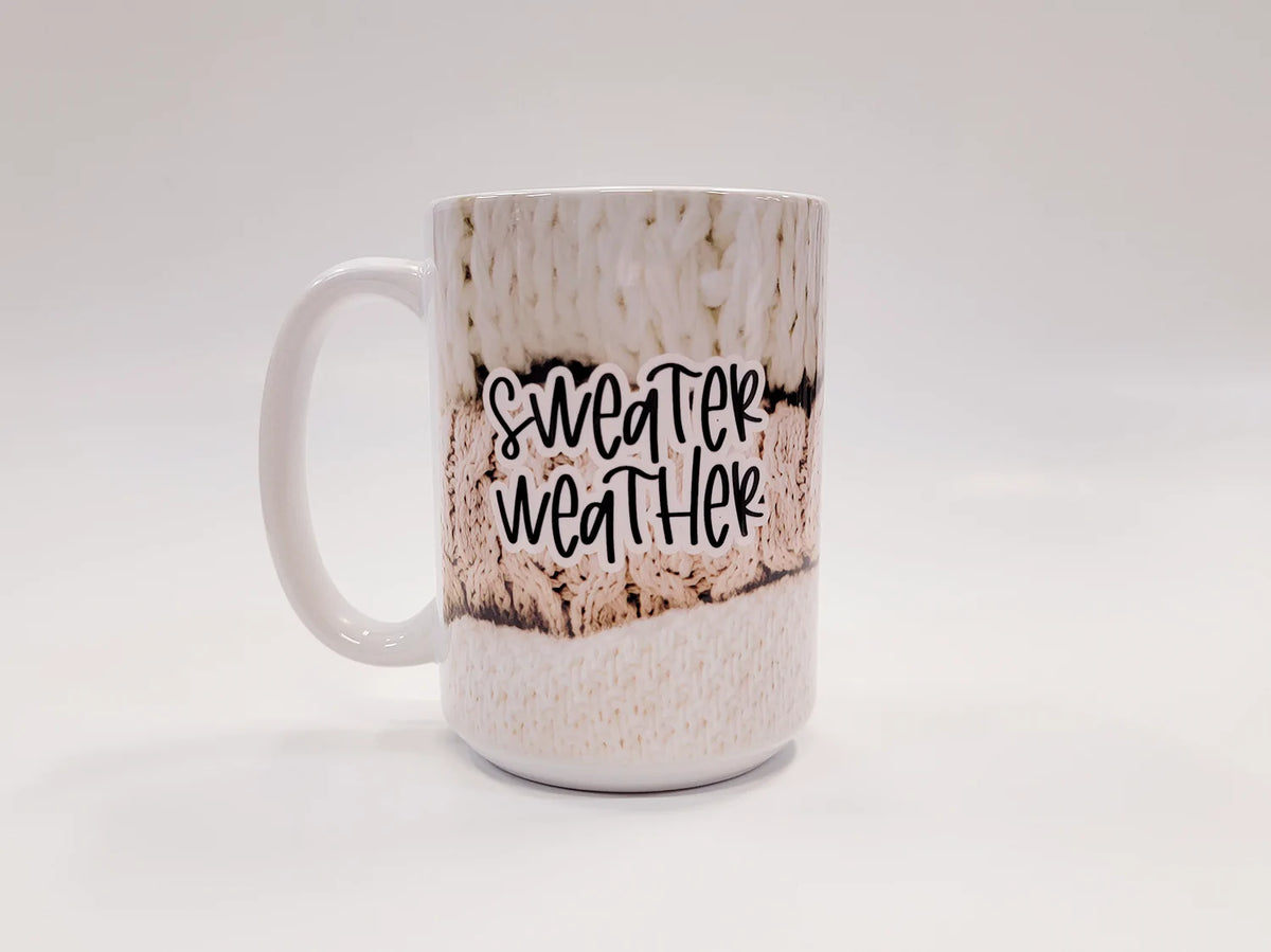 Sweater Weather - 15 oz Ceramic Mug