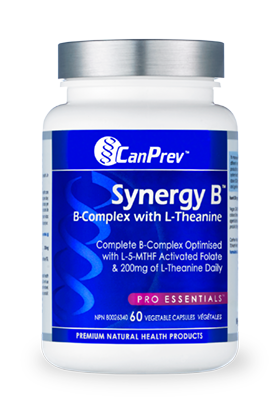 Synergy B Complex with L-Theanine - 60 Capsules