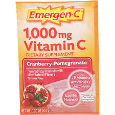 Emergen-C Packets - 1000 mg Vitamin C - Cranberry Pomegranate