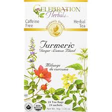 Celebration Herbals Turmeric Ginger Lemon - 24 Tea Bags