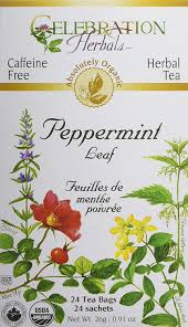 Celebration Herbals Organic Peppermint Leaf - 24 Tea Bags