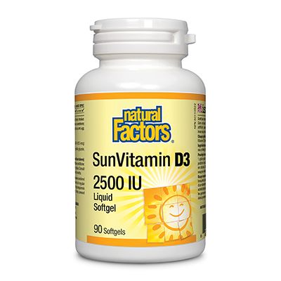 Vitamin D3 2500IU - 90 softgels