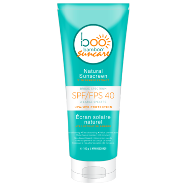 Natural Sunscreen Lotion with Bamboo Extract - SPF 40