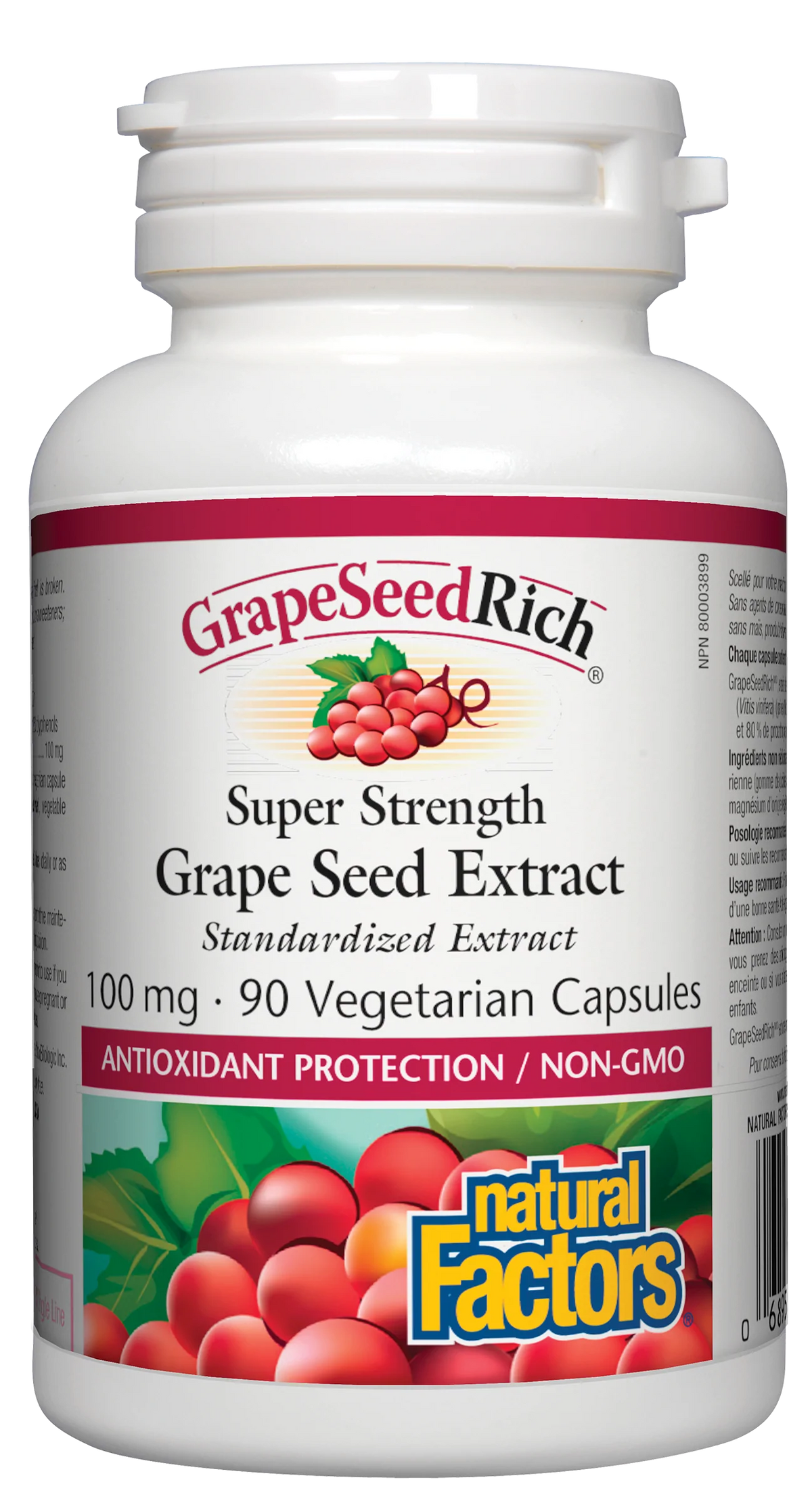 Super Strength Grape Seed Extract - 90 capsules