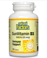Vitamin D3 1000IU - 90 tablets