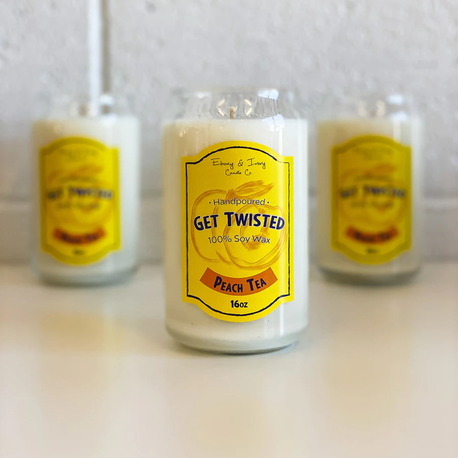 Get Twisted - Peach Tea Candle - 16 oz