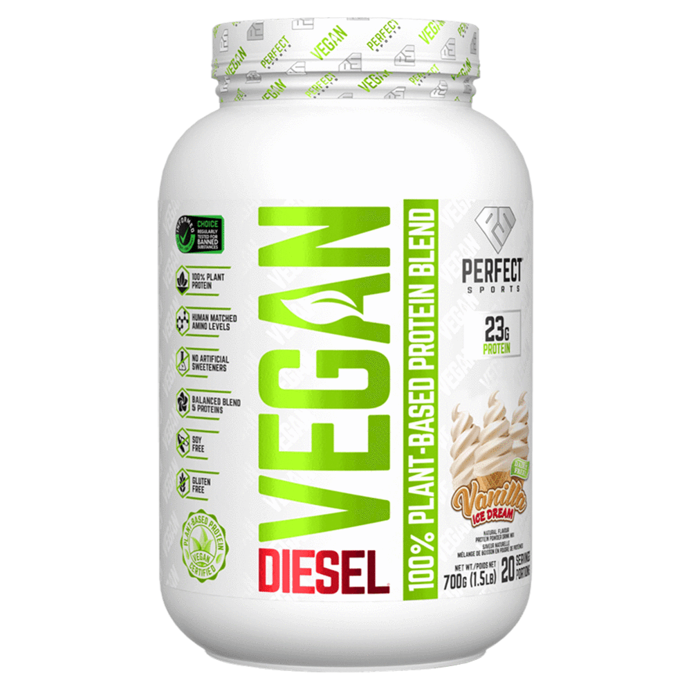 Vegan Diesel Protein Powder - Vanilla Ice Dream - 700 GRAM LONGTERM SHORTAGE